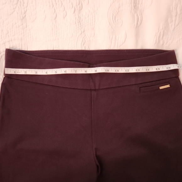 Anne Klein Brown Pull-On Ankle Pants - Picture 5 of 7